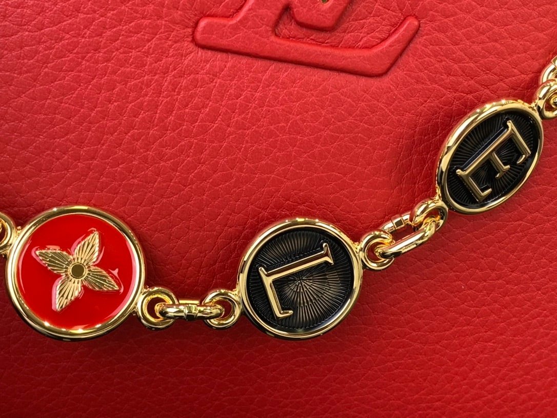 Louis Vuitton LV My Capucines Red Bag - Image 6