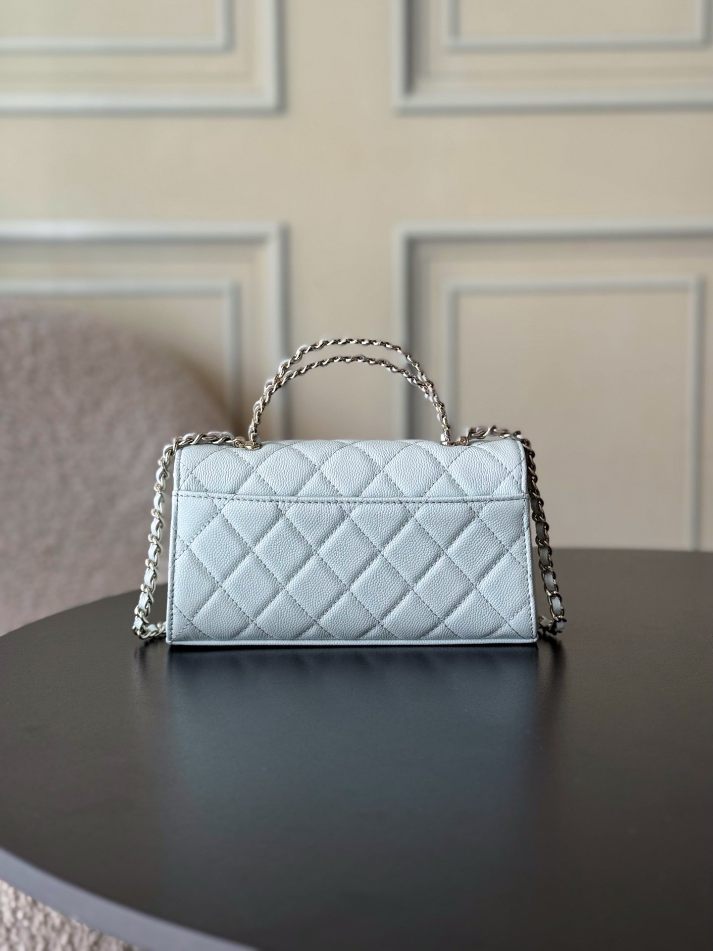 Chanel 25S Cross Handle Kelly Chain Bag – Blue - Image 6