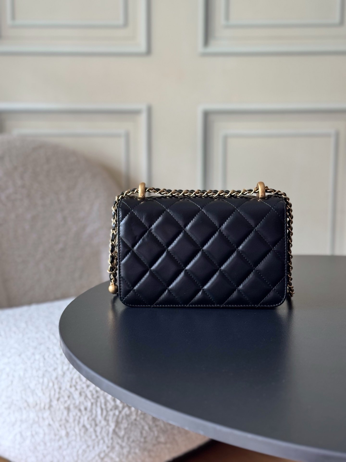 Chanel Perfect Fit Flap Black Bag - Image 6