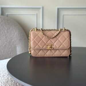 Chanel Perfect Fit Flap Dark Beige Bag