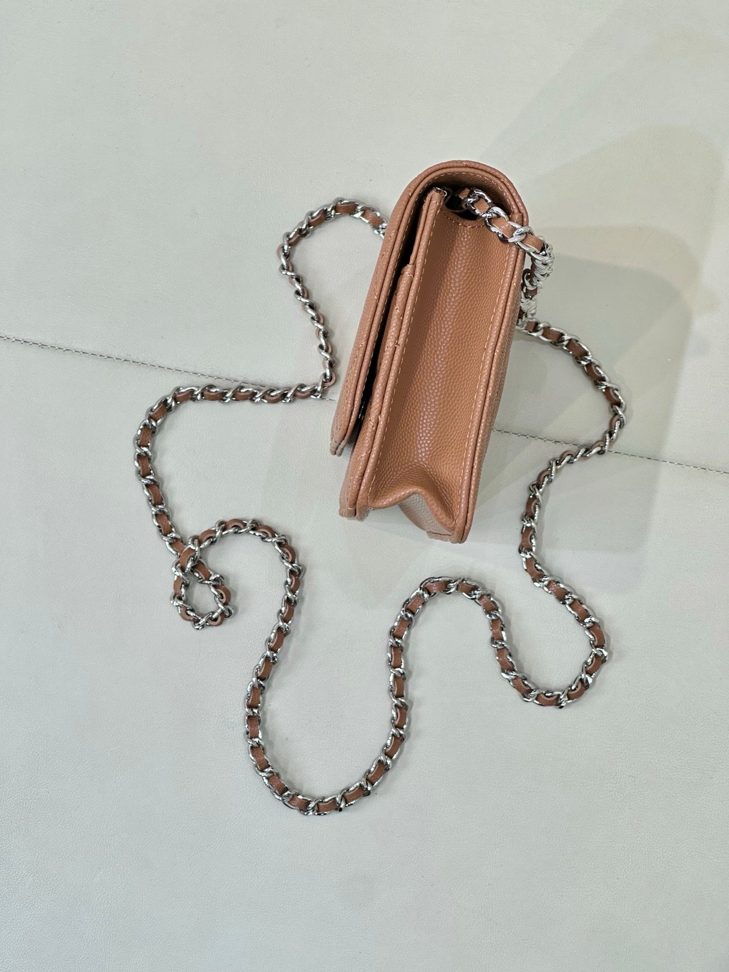 Chanel Classic Brown Wallet on Chain WOC - Image 2