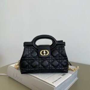 Dior Jolie Black Top Handle Bag
