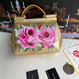 Dolce & Gabbana Dauphine leather Sicily bag